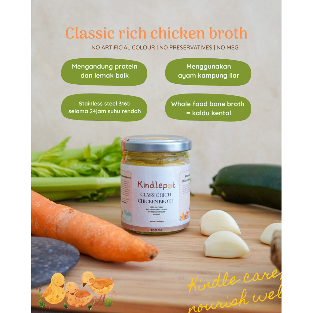 

The kindlepot - Classic rich chicken broth 100ml