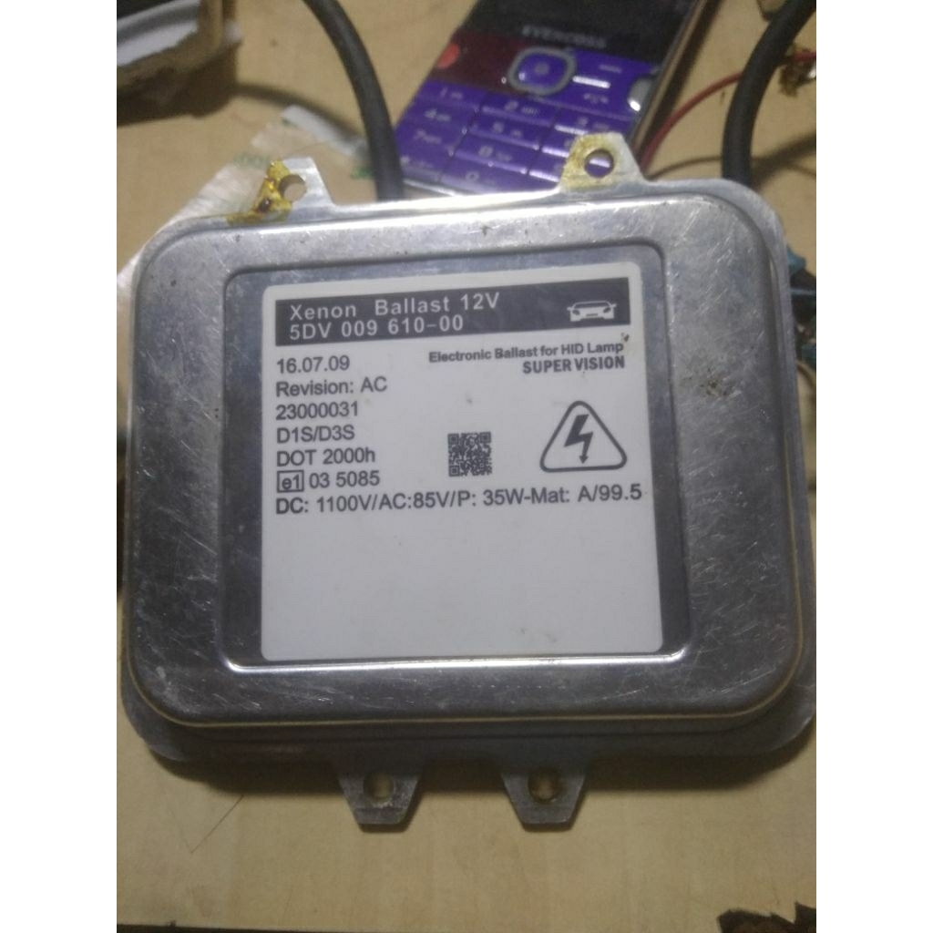 xenon ballast 12V 5DV 009 610 D1S/R D3S/R