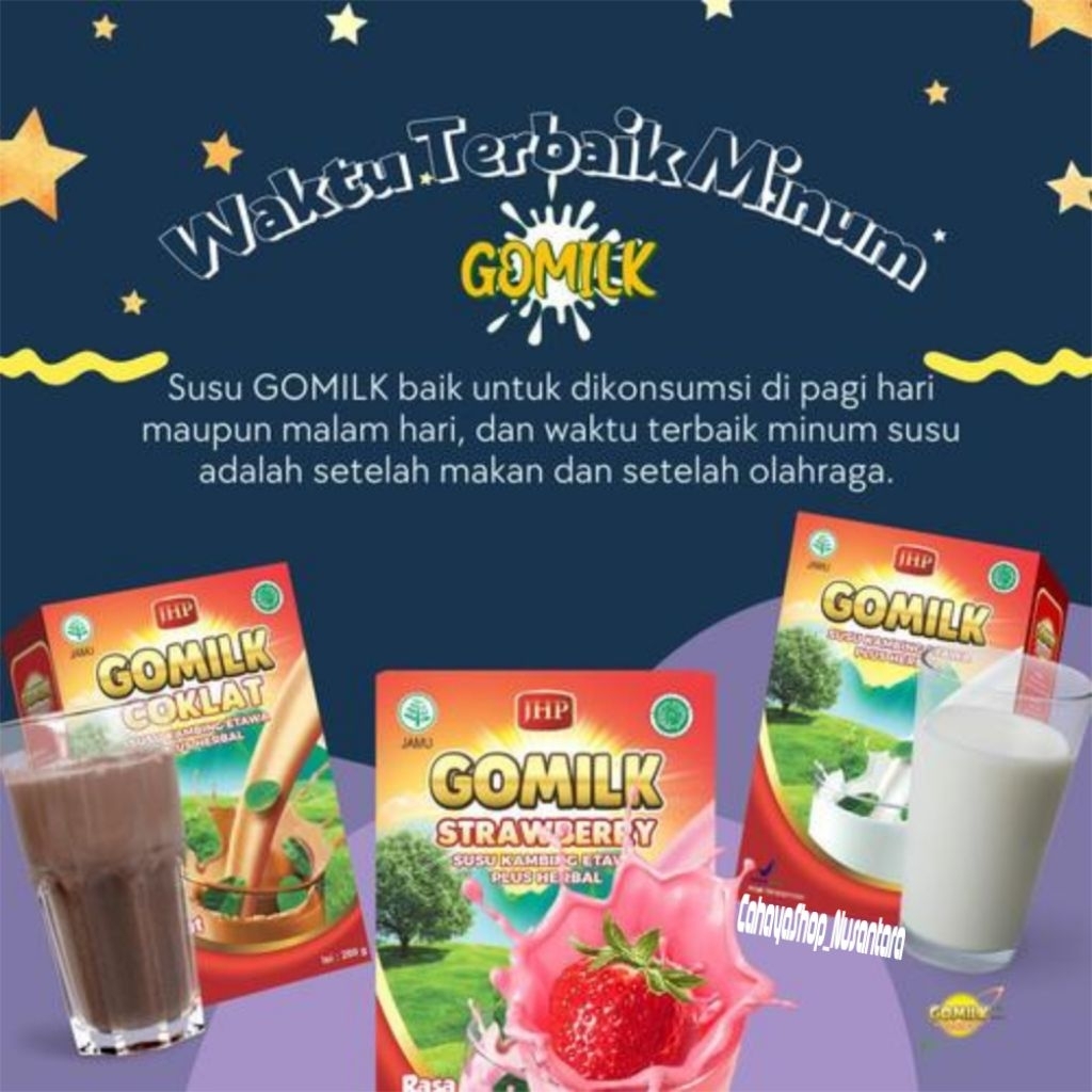 

GOMILK Susu Kambing Etawa Plus Herbal