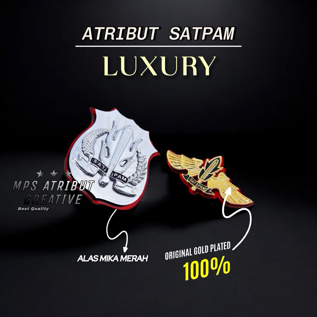 ATRIBUT SATPAM/PIN KEWENANGAN SATPAM MAGNET & WING SATPAM MAGNET