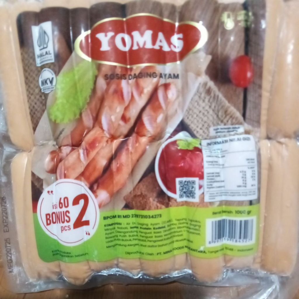 

sosis 62pc yomas bekal anak sekolah