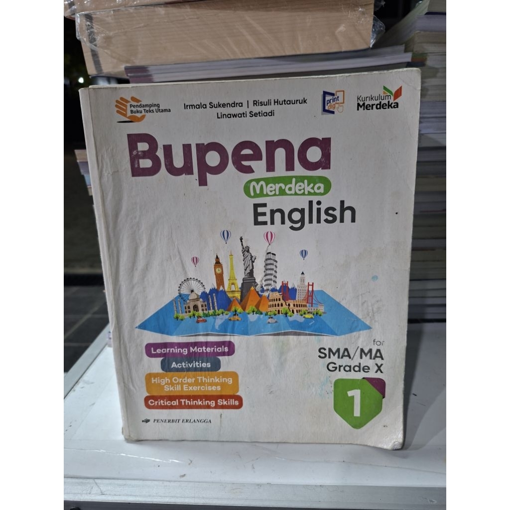 Buku ENGGLISH KELAS 10 BUPENA