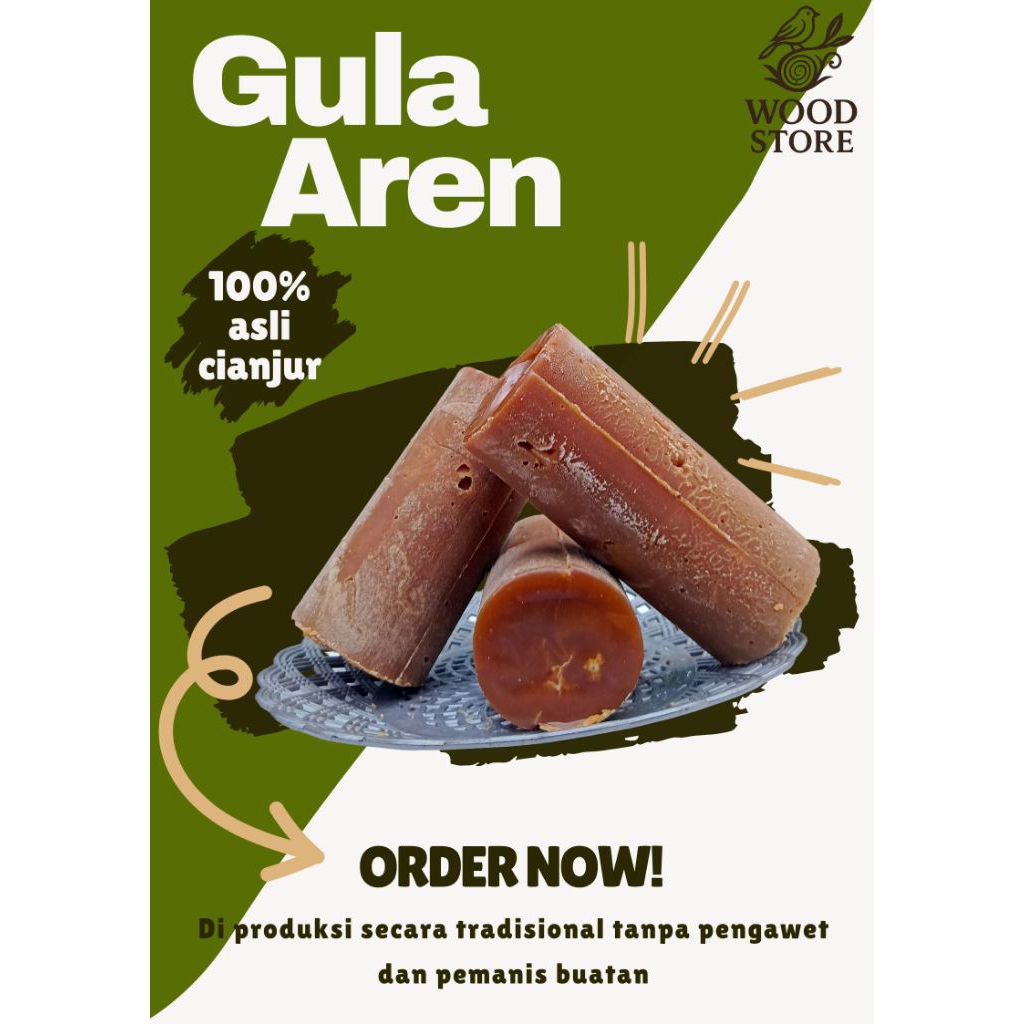 

GULA AREN/Gula merah 100%asli cianjur Tanpa bahan pengawet&pemanis buatan