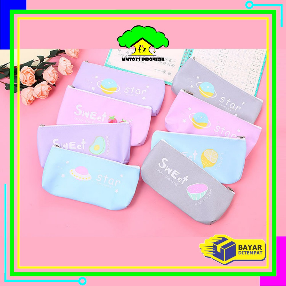 

EC MI-A51 Tempat Pensil Buah Sweet Simple Perlengkapan Sekolah Lucu / Tempat Penyimpanan Pulpen Alat Tulis Pencil Case Fruit Import