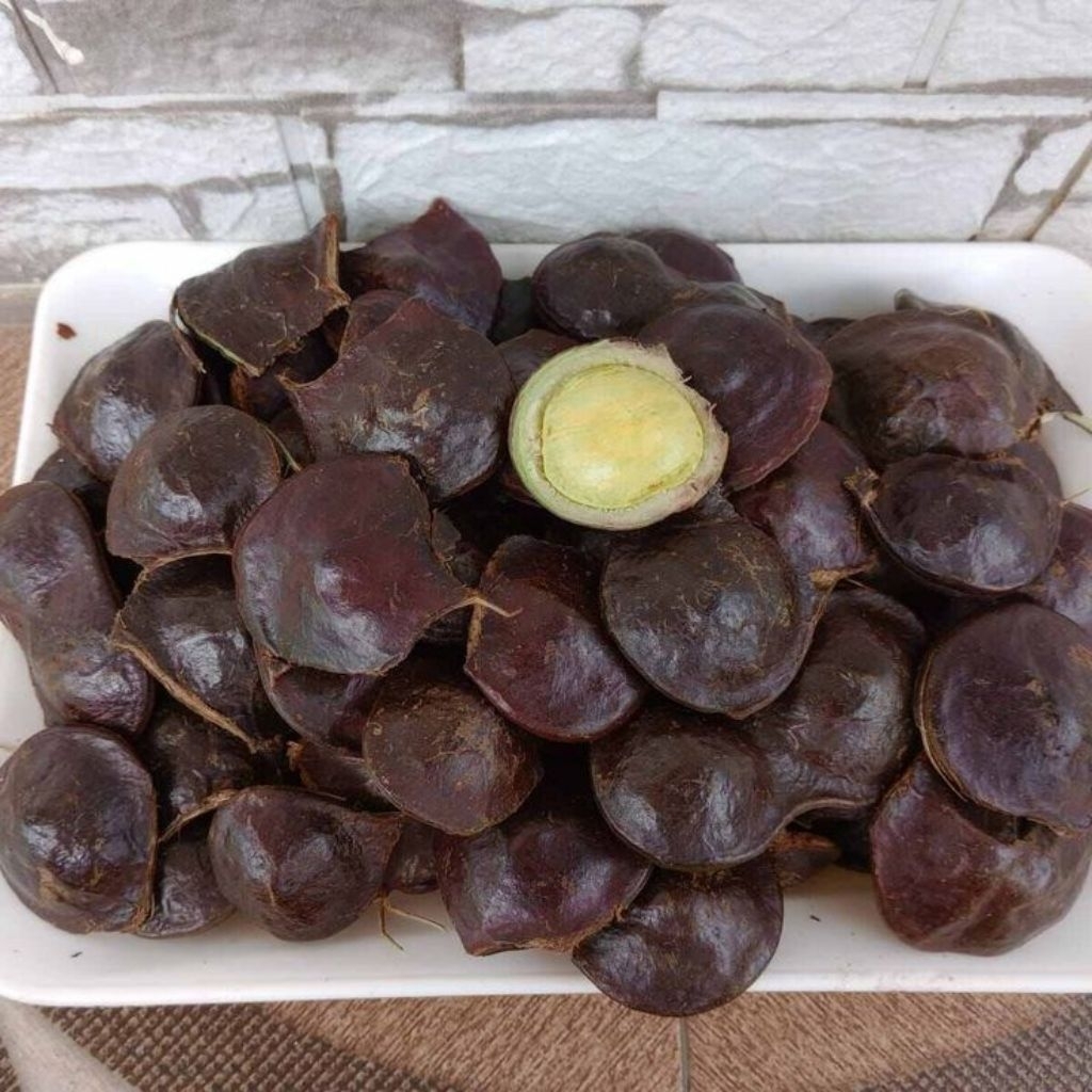 

pengiriman CARGO lalapn jngkol muda segar(blum kupas) berat 10 kg