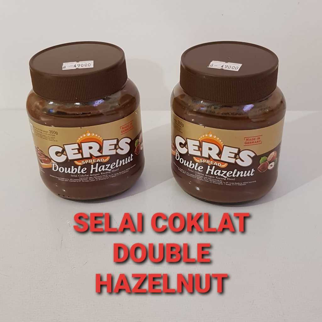 

CERES Spread Double Hazelnut 350 gr / Made in Germany / HALAL