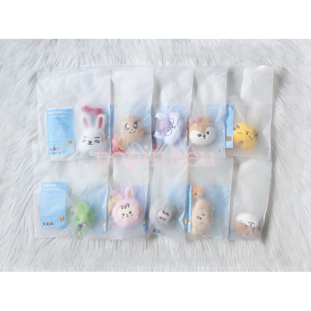 [READY STOCK] SEVENTEEN MINITEEN FACE PLUSH KEYRING DOLL OFFICIAL