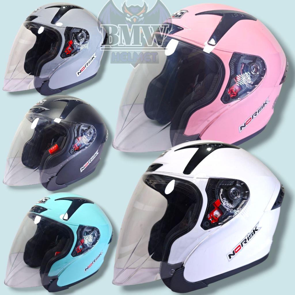 Helm Vrc Norisk Original Keren / Helm Half Face Vrc Mewah / Helm Vrc Norisk