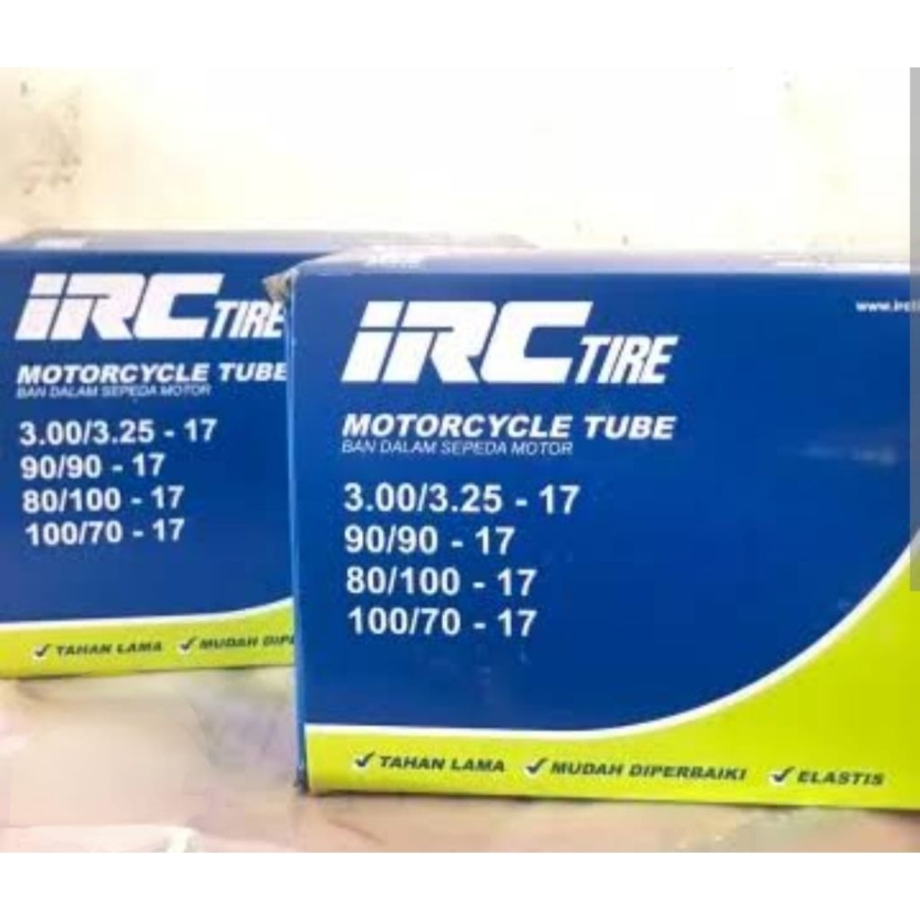 BAN DALAM MOTOR RING 17 300/325-17 90/90-17 80/100-17 100/70-17 90/100-17 IRC ORIGINAL MOTOCROSS TUB
