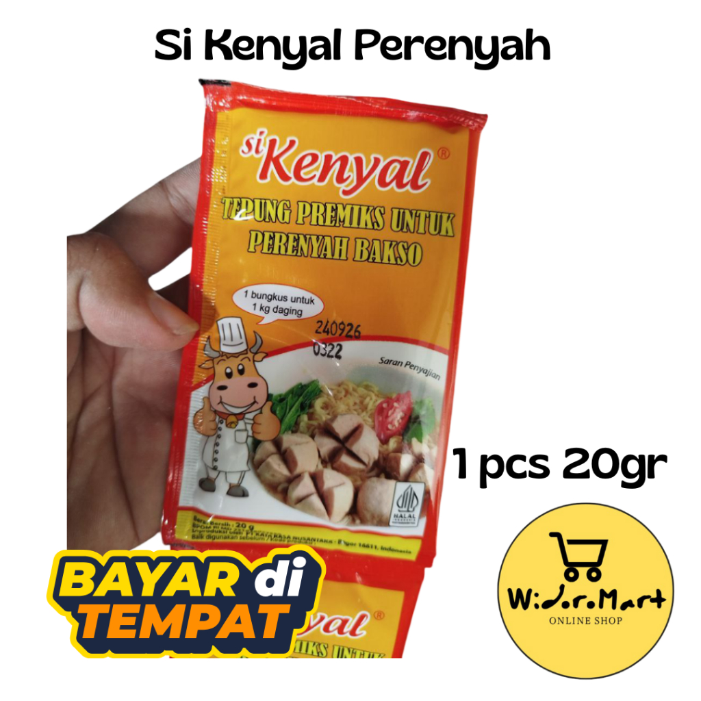 

SIKENYAL PERENYAH BAKSO tepung campuran perenyah bakso 20gr/pcs