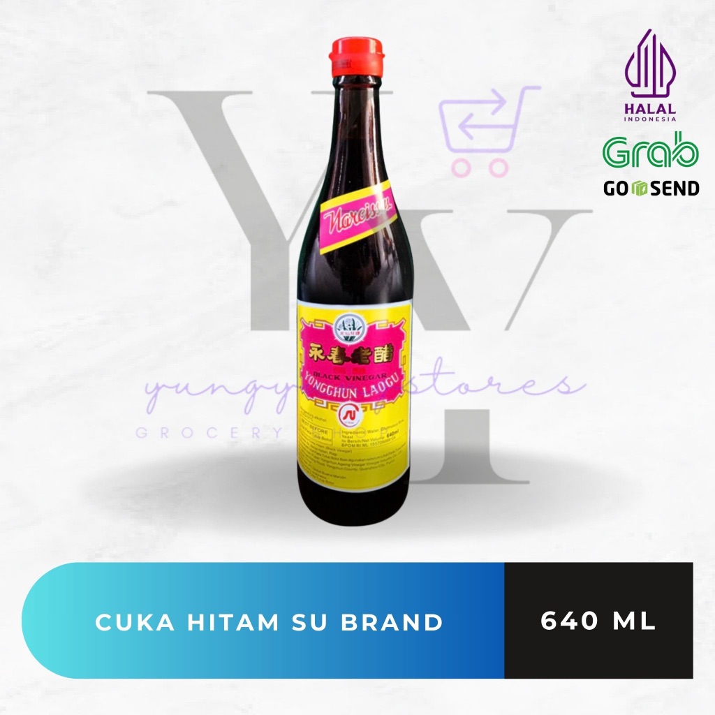

Cuka Hitam / Black Vinegar SU Brand Narcissus 640 ml