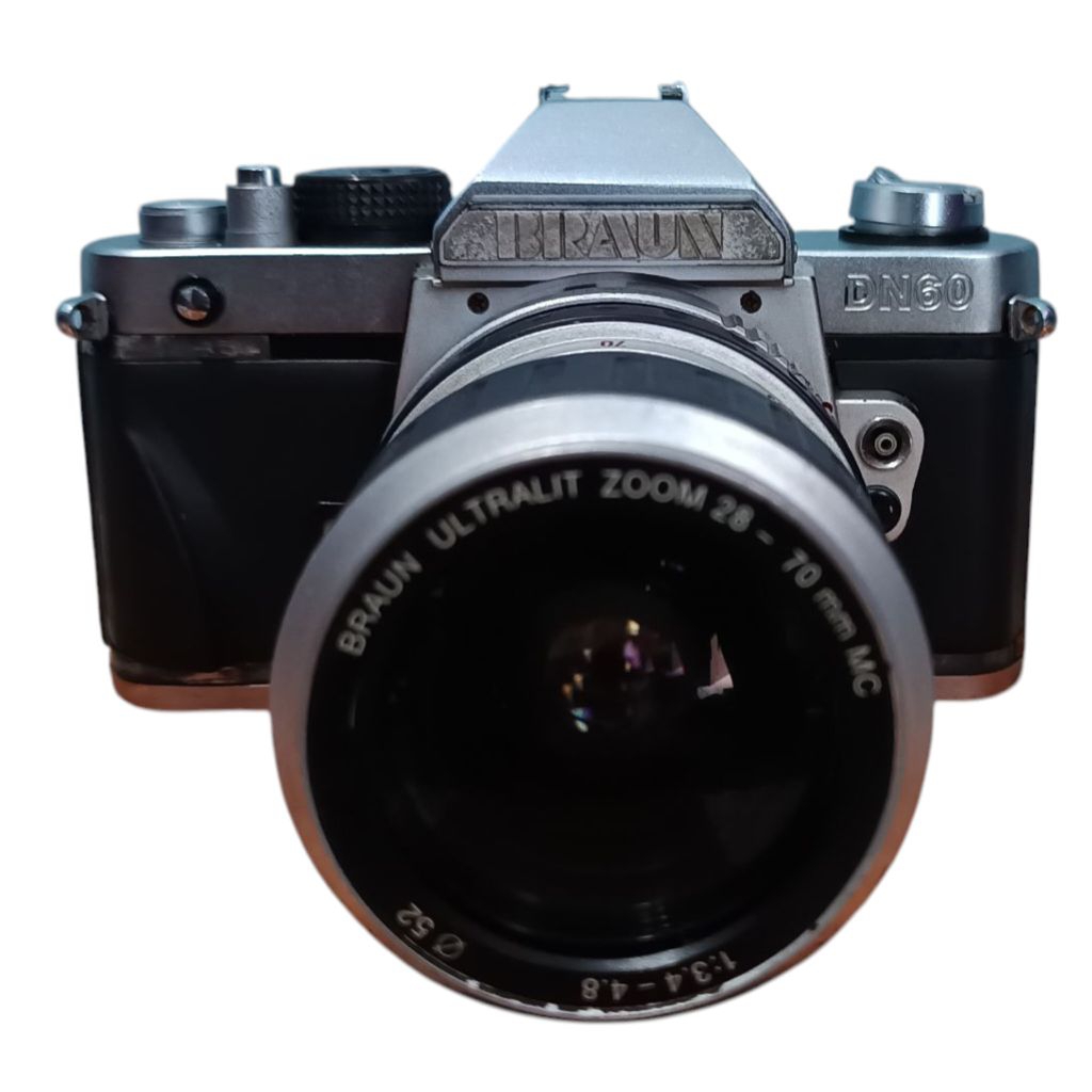 kamera analog braun DN60 lensa braun 28-70mm mount nikon