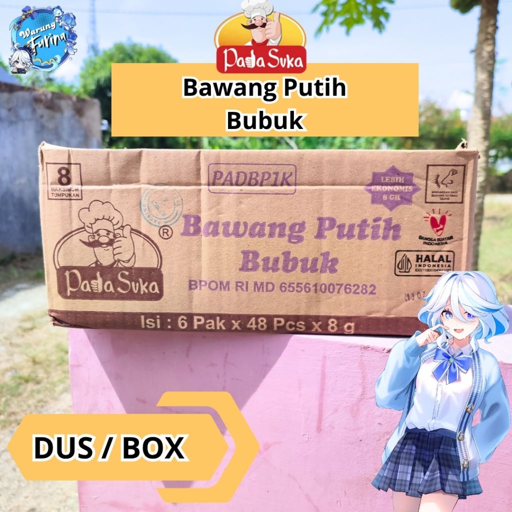 

Padasuka Bawang Putih Bubuk Sachet 8gr | Dus/Box