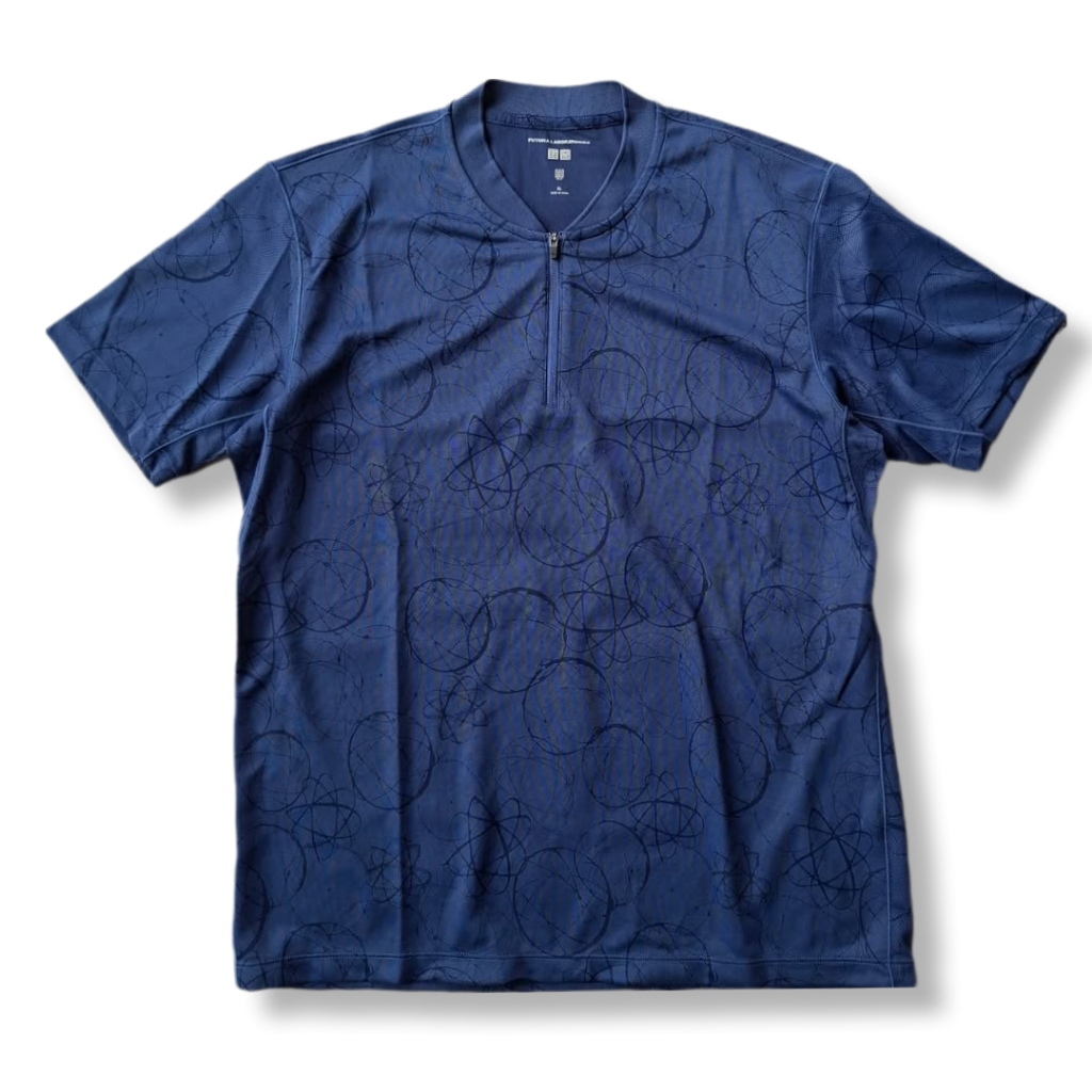 UNIQLO X FUTURA LABORATORIES HALF ZIP T-SHIRT | KAOS | GS 2