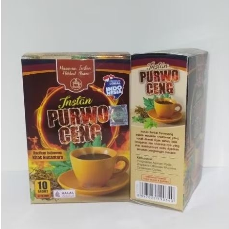 

Instan Purwoceng Al-Ghuroba Serbuk isi 10 Sachet