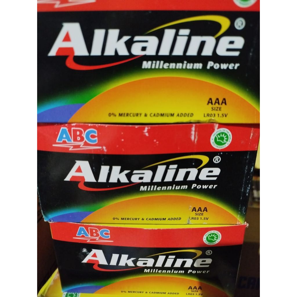 Baterai ABC Alkaline AAA 1box isi 24psg