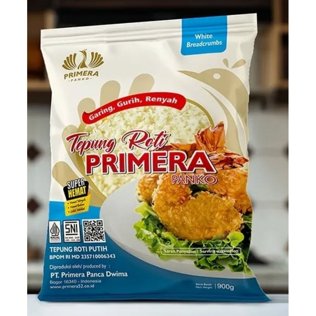 

Primera Tepung Roti Putih 900 gr