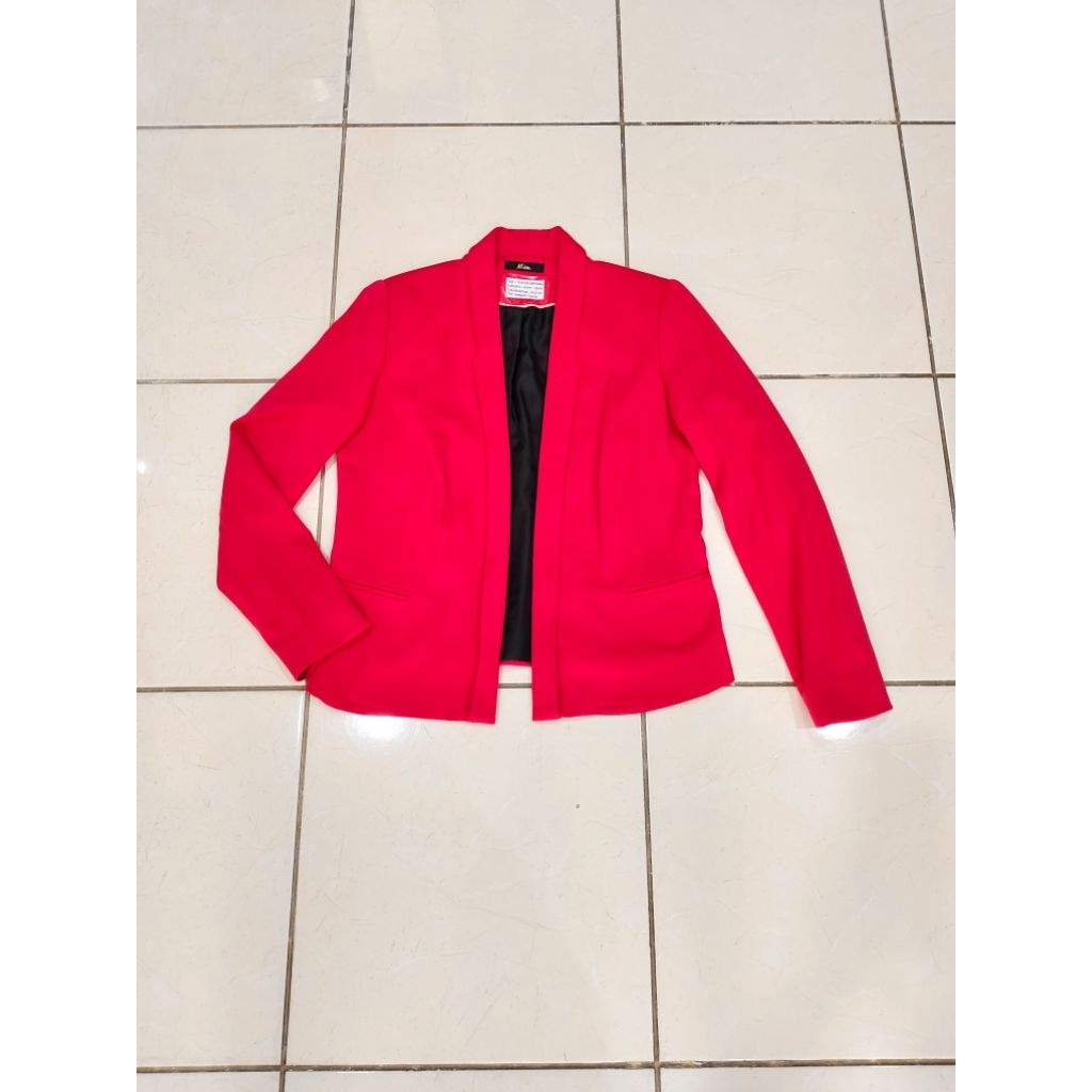 MIM Shocking Pink Formal Blazer/ Jas Wanita Pink Fuschia/ Rose Pink