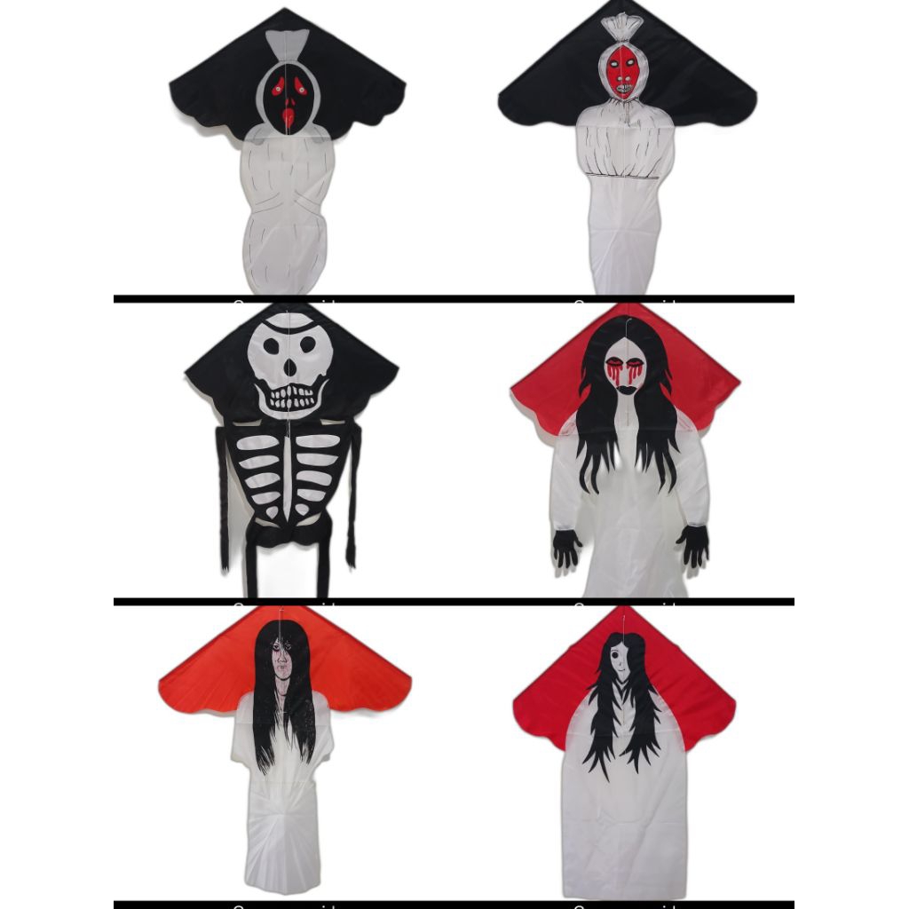 Layangan Kain Kuntilanak Dan Pocong