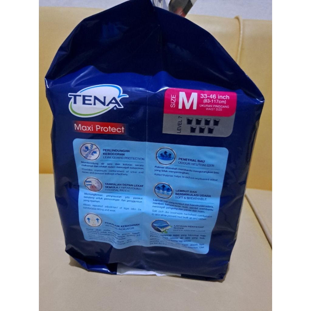 TENA Maxi Protect Adult Diapers Popok Perekat Dewasa M 10