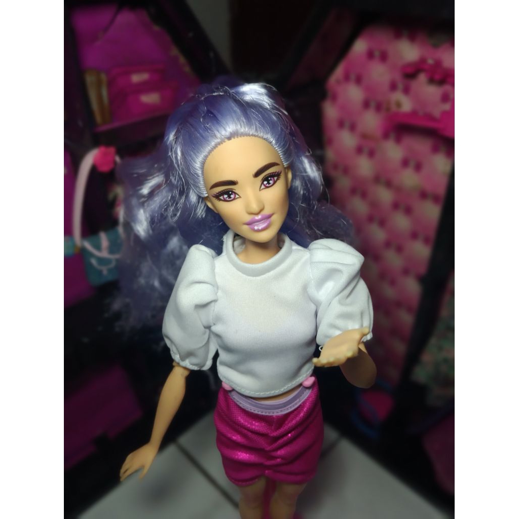 Barbie Cutie Reveal Purple Pivotal Mattel  Preloved