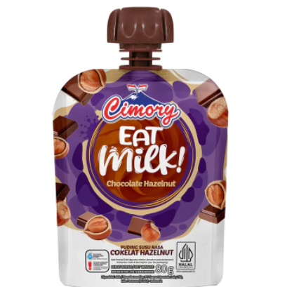 

Cimory Eat Milk! Puding Susu Rasa Chocolate Hazelnut / Chocolate / Marie Biscuits0gram