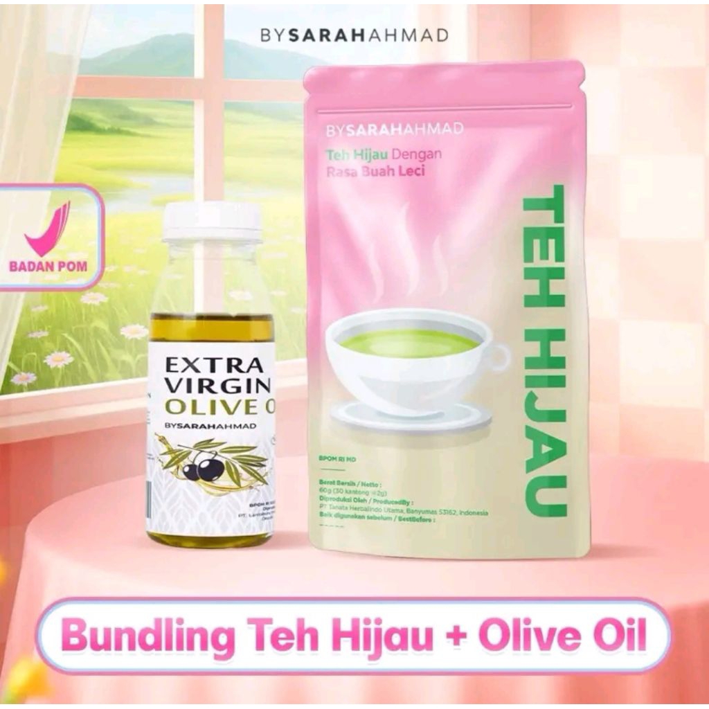 

OLIVE OIL SARAH AHMAD & TEH HIJAU BY SARAH AHMAD RASA LECI TEH HIJAU BYSARAHAHMAD