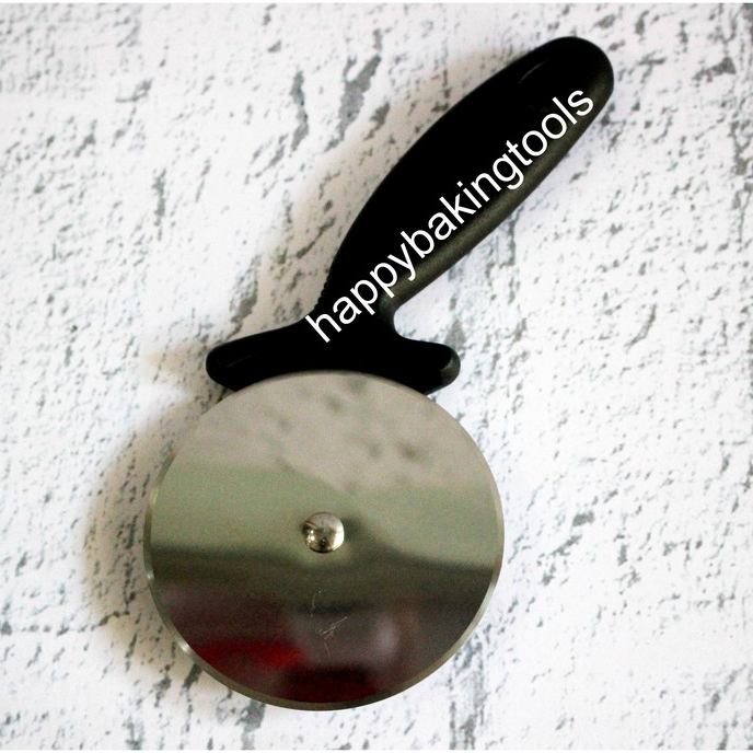 Pisau pizza stainless import, Pizza cutter import, pemotong pizza, pisau adonan roti cookies, dough 
