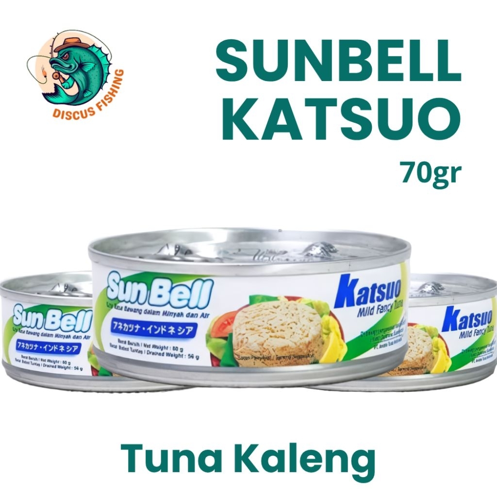 

Sunbell Katsuo Tuna Kaleng 70 gram / Tuna Chunk In Oil