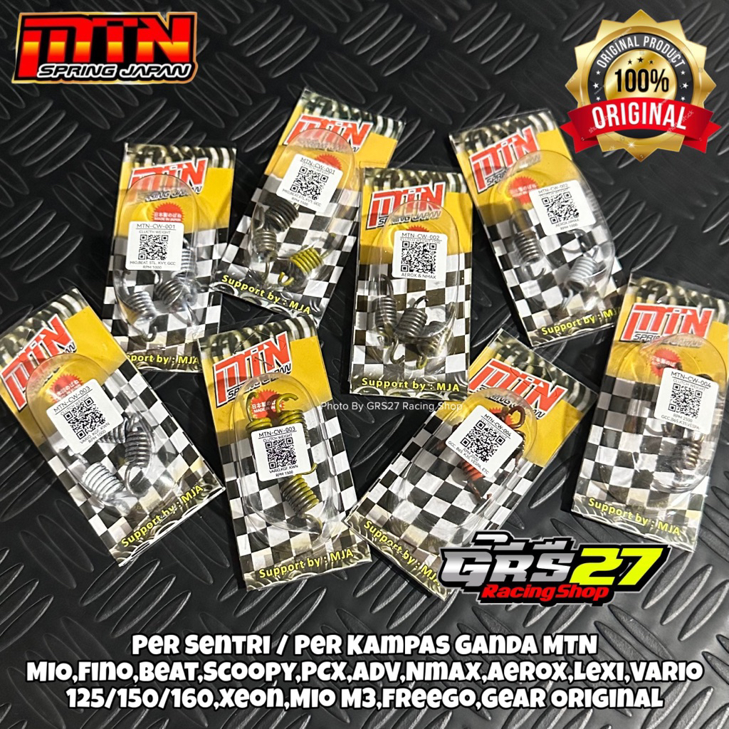 PER SENTRI KAMPAS GANDA MTN SPRING JAPAN UNIVERSAL SEMUA TYPE MOTOR 1000,1500,2000,2500 RPM BORE UP 