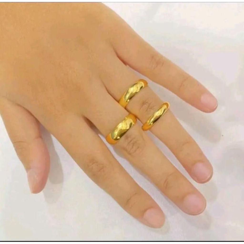 Cincin wanita cantik, cincin polos elegan