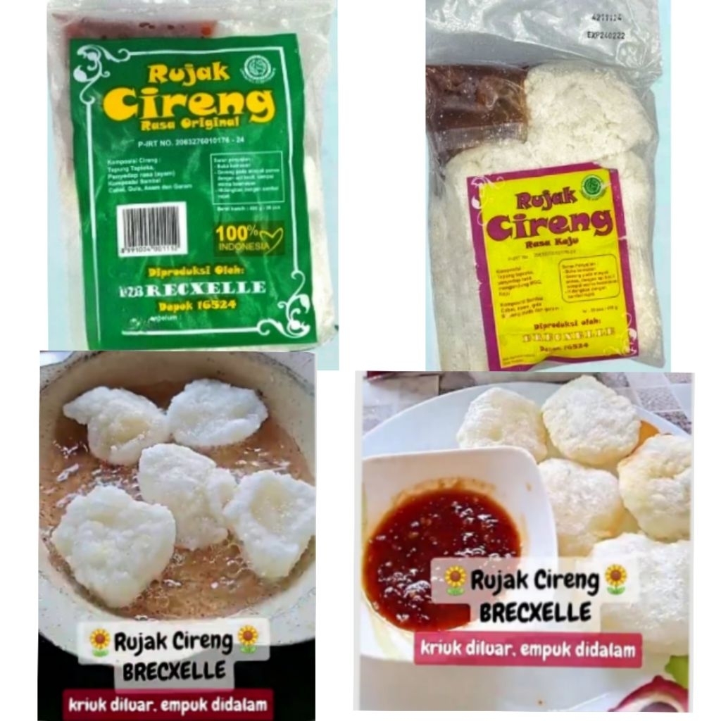 

Kode E. Rujak Cireng Brexcelle isi 20pcs Aci Goreng Camilan Dengan Bumbu Rujak Cemilan Murah HALAL