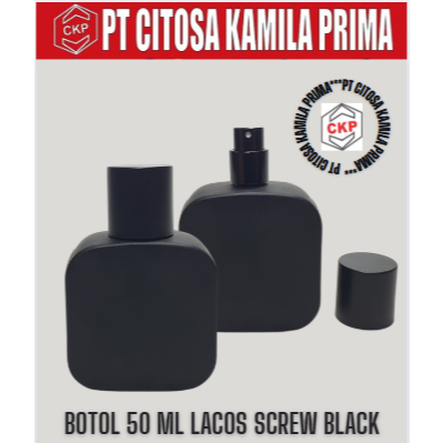 Botol Parfum Lacoste 50 ml / Botol Parfum 50 ml Hitam /Botol Parfum Kota /Botol Parfum Hitam / Botol