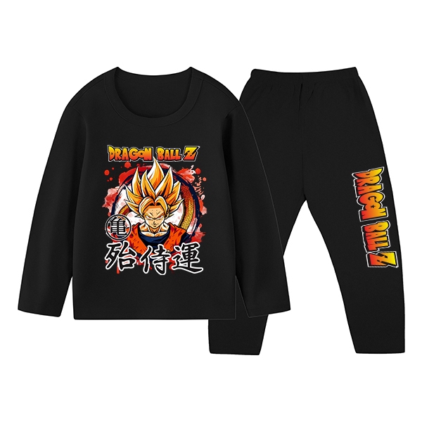Baju Tidur Setelan Panjang Dragon Ball Z Anak Cowok atau Cewek usia 1-10Tahun