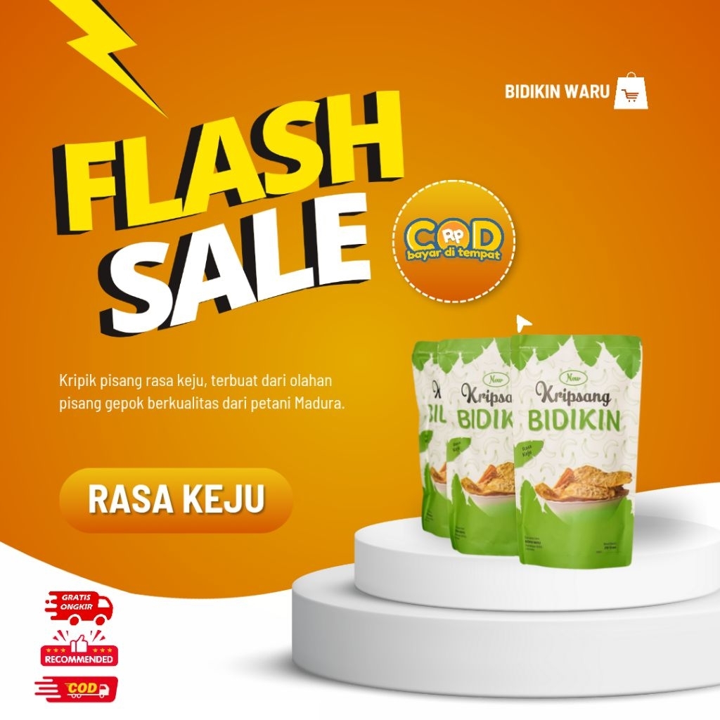 

KRIPIK PISANG GEPOK RASA KEJU- BIDIKIN WARU ANEKA CAMILAN