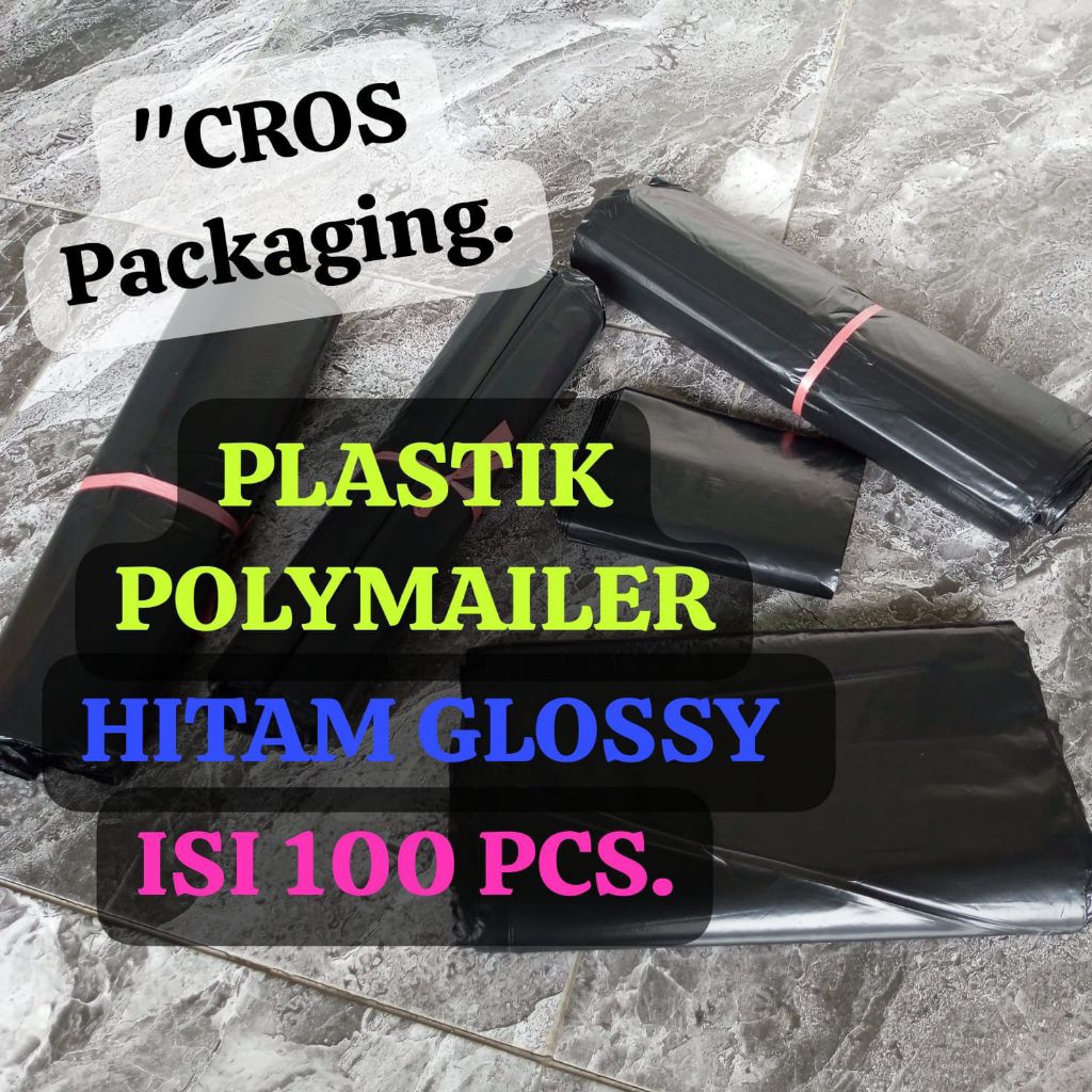 

PLASTIK POLYMAILER, WARNA HITAM SUPER GLOSSY PAKE BANGET, ISI 100 PCS, HARGA MURAH, MUTU DAN KUALITAS TERJAMIN