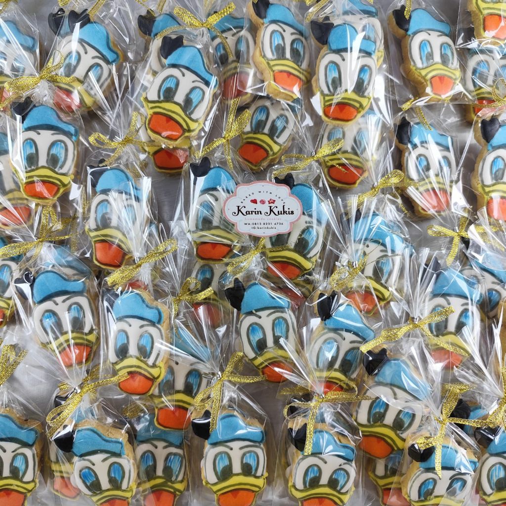 

Kukis karakter, kukis hias tema Donald & Desy Duck