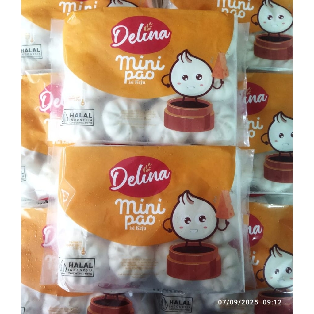 

DELINA minipao keju halal camilan enak praktis