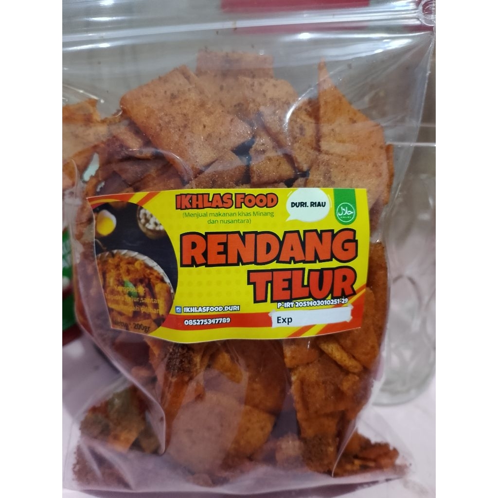 

rendang telur enak gurih,asli rendang nya,asli telurnya