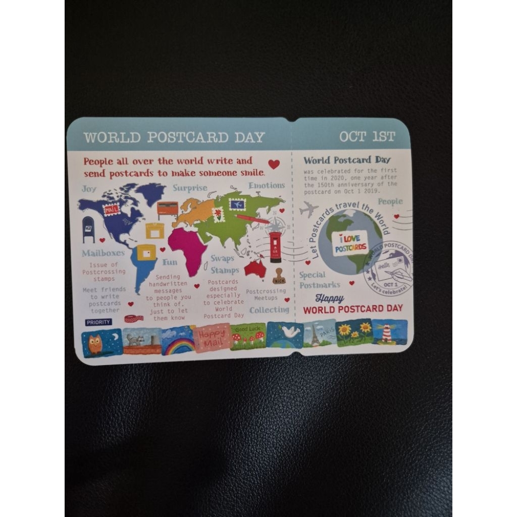 

kartu pos happy postcrossing postcard