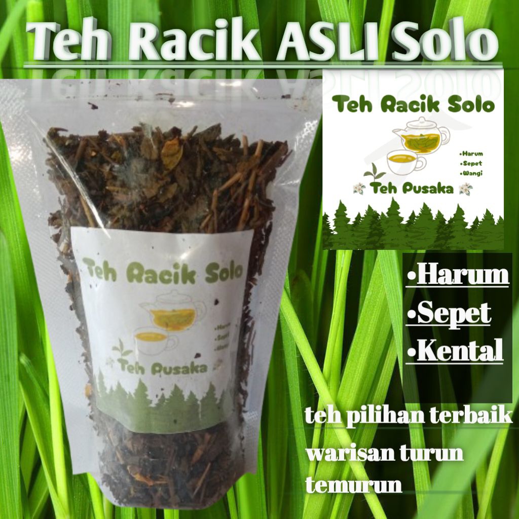 

TEH RACIK SOLO 100g Teh Pusaka Solo *sepet *legit *harum
