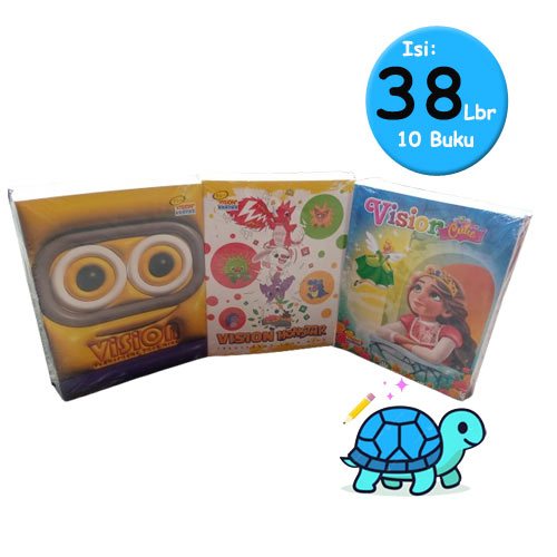 

Vision Buku Tulis 38 Lembar – 10 Buku Sekolah & Kantor Kertas Tebal Tidak Tembus Tinta