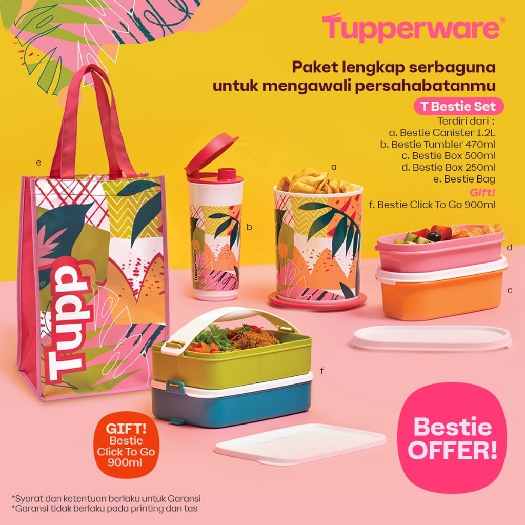 T Bestie Set Tupperware
