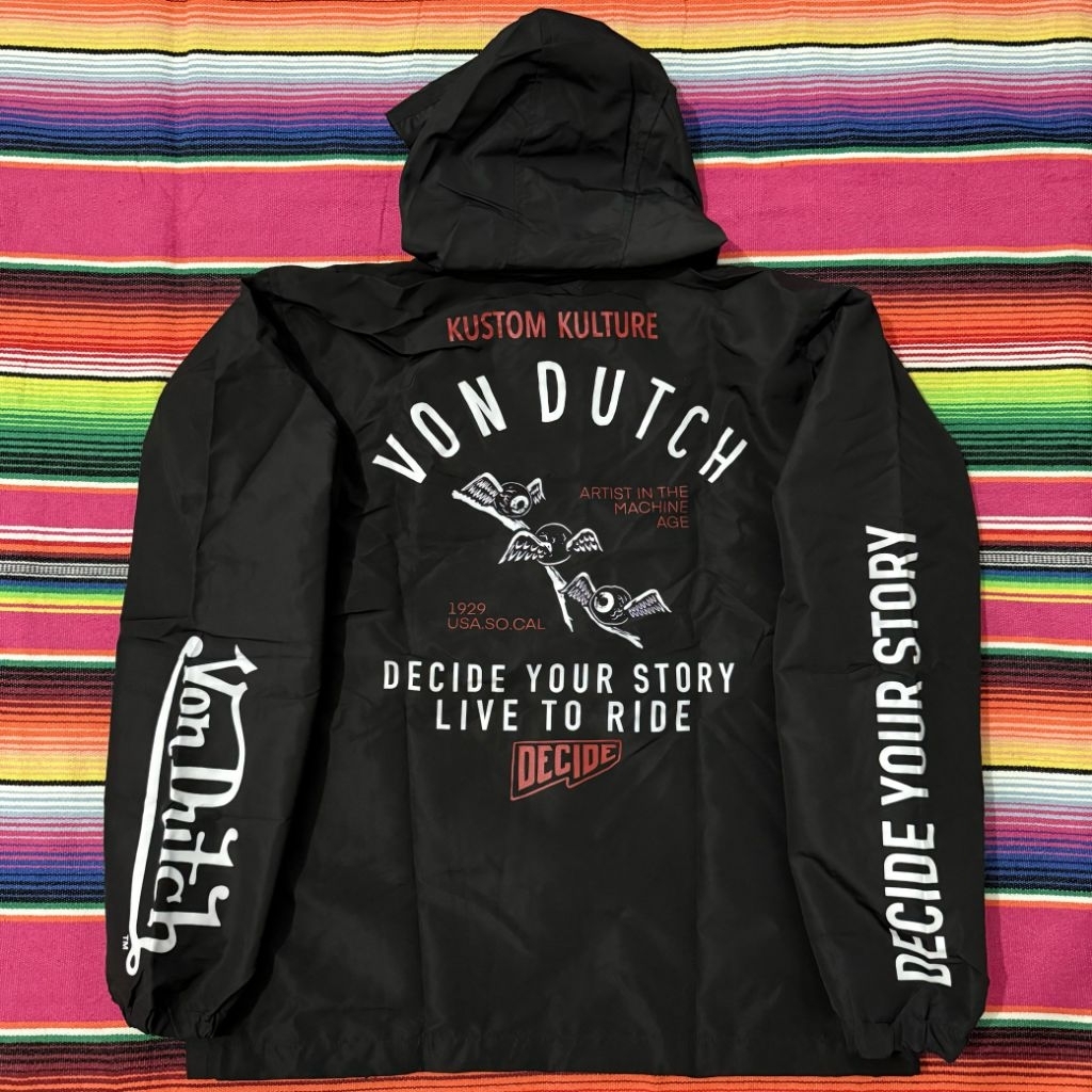 WIND BREAKER JAKET- VONDUTCH- M - ORIGINAL