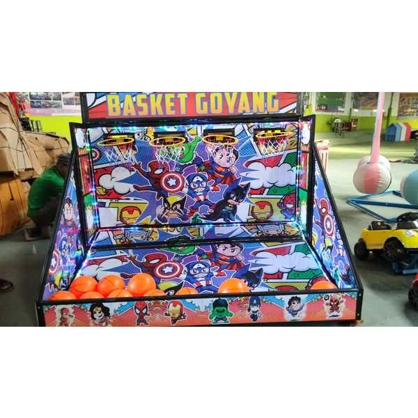 Basket goyang mainan anak pasar malam