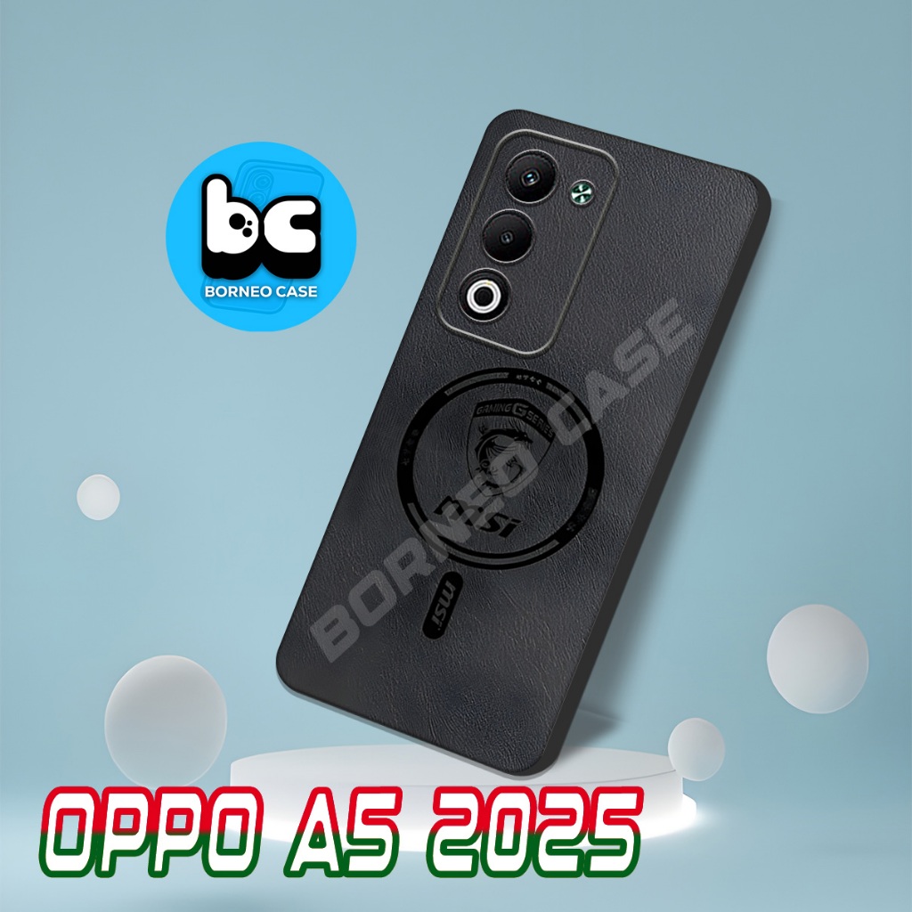 12/Borneo Case, Casing HP OPPO A5 2025 (Motif Cowok),Cover Pelindung Hp/Silikon TPU