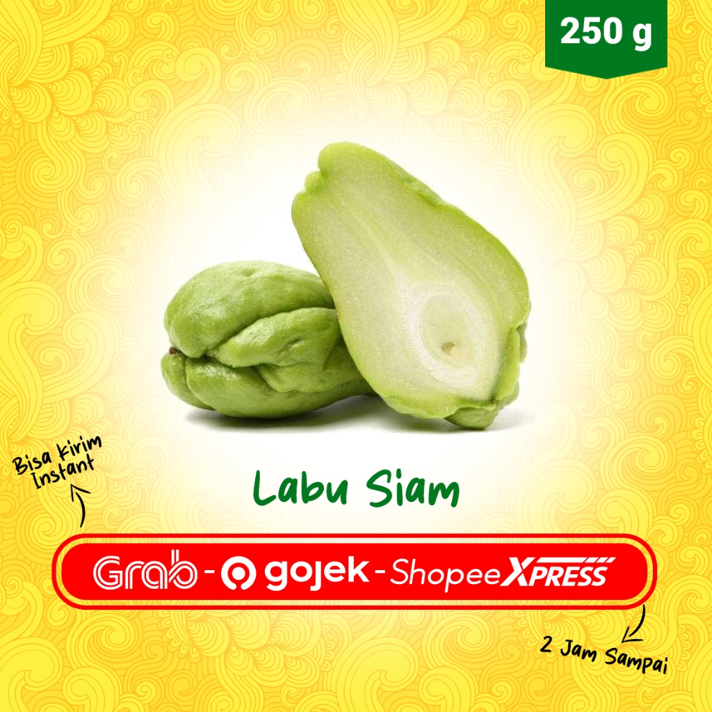 

Labu Siam Segar 250gr/1 buah – Cocok untuk MPASI, Sop, dan Masakan Rumah