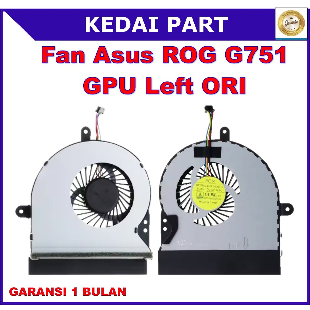 Fan Asus ROG G751 G751J G751JL G751JM G751JT G751JY G751JZ G751M GPU
