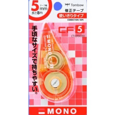 

TOMBOW - CORRECTION TAPE / PITA KOREKSI / TIP X KERTAS GULUNG CF5 5MMX8M TRANSPARAN