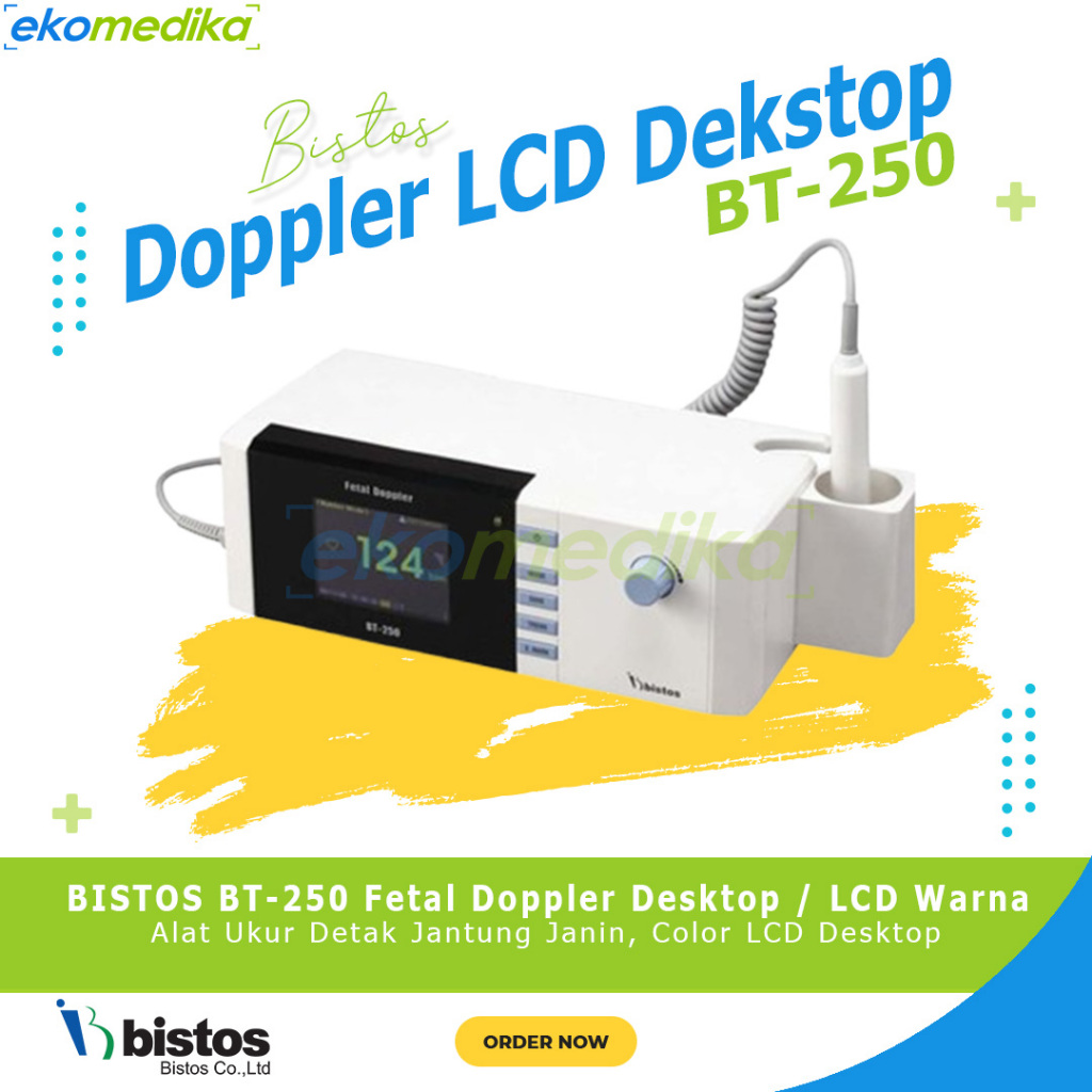 BISTOS FETAL DOPPLER BT-250 BT250 BT 250 Color LCD fetal Doppler